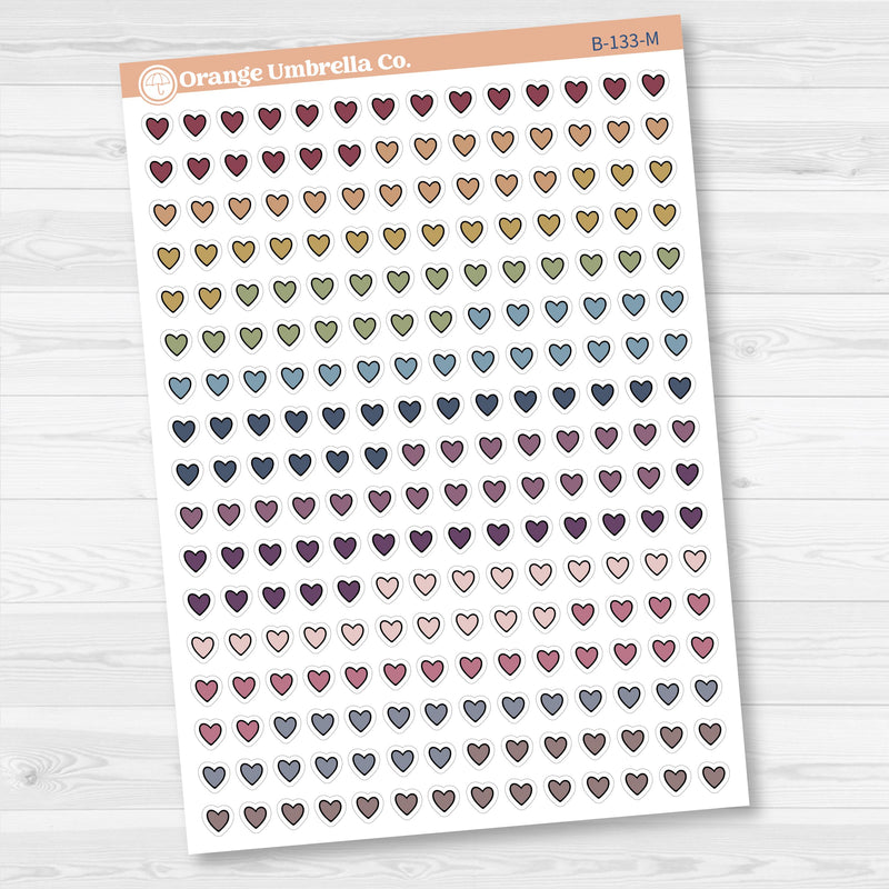 Heart Kit Pieces Planner Stickers | B-133