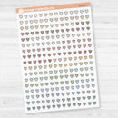 Heart Kit Pieces Planner Stickers | Clear Matte | B-133-CM