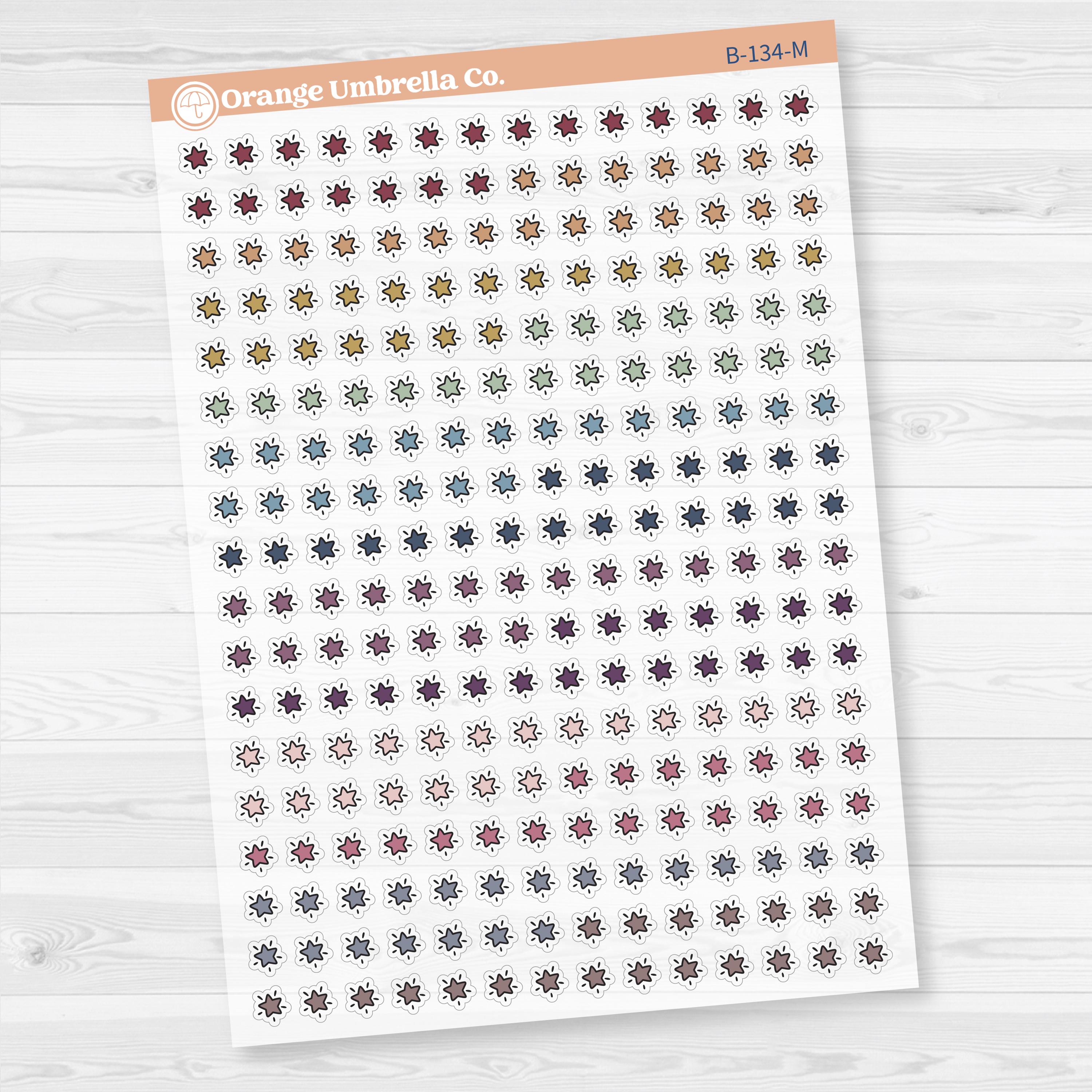 Star Kit Pieces Planner Stickers | Clear Matte | B-134-CM
