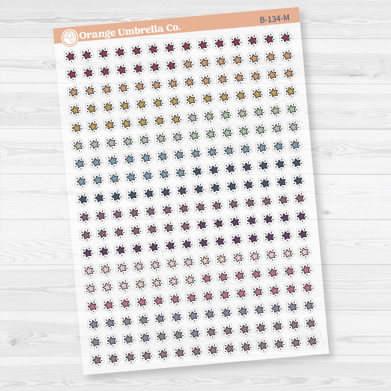 Star Kit Pieces Planner Stickers | Clear Matte | B-134-CM