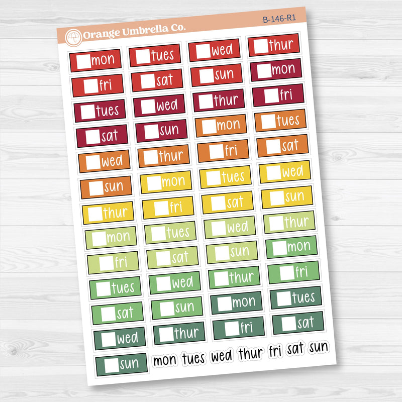 Mini Date Covers Planner Stickers | F17 | B-146