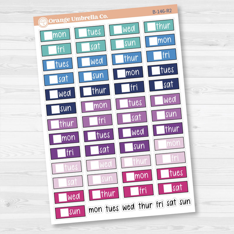 Mini Date Covers Planner Stickers | F17 | B-146