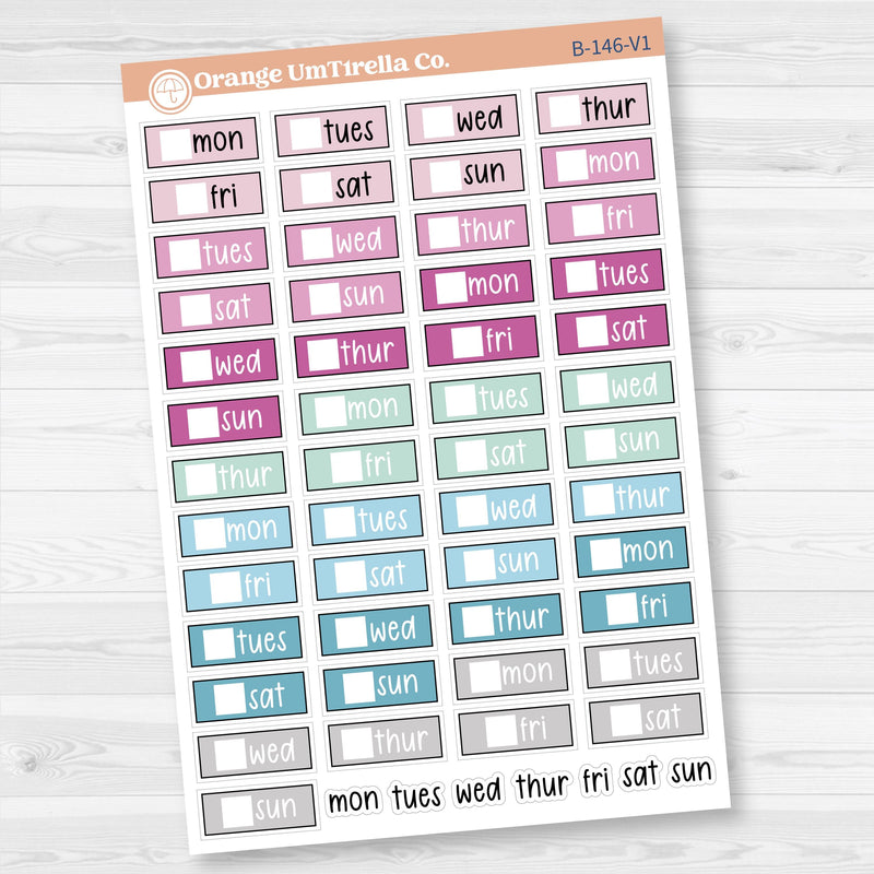 Mini Date Covers Planner Stickers | F17 | B-146