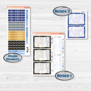 New Year’s Day | A5 Plum Daily Planner Kit Stickers | Pop Fizz Clink | KIT-360-N