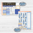 New Year’s Day | A5 Plum Monthly & Dashboard Planner Kit Stickers | Pop Fizz Clink | KIT-360-S