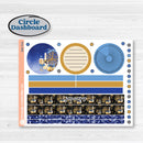 New Year’s Day | 7x9 Plum Monthly & Dashboard Planner Kit Stickers | Pop Fizz Clink | KIT-360-T