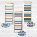 Winter Animal Kit | A5 Plum Daily Planner Kit Stickers | Woodland Charm | KIT-361-N