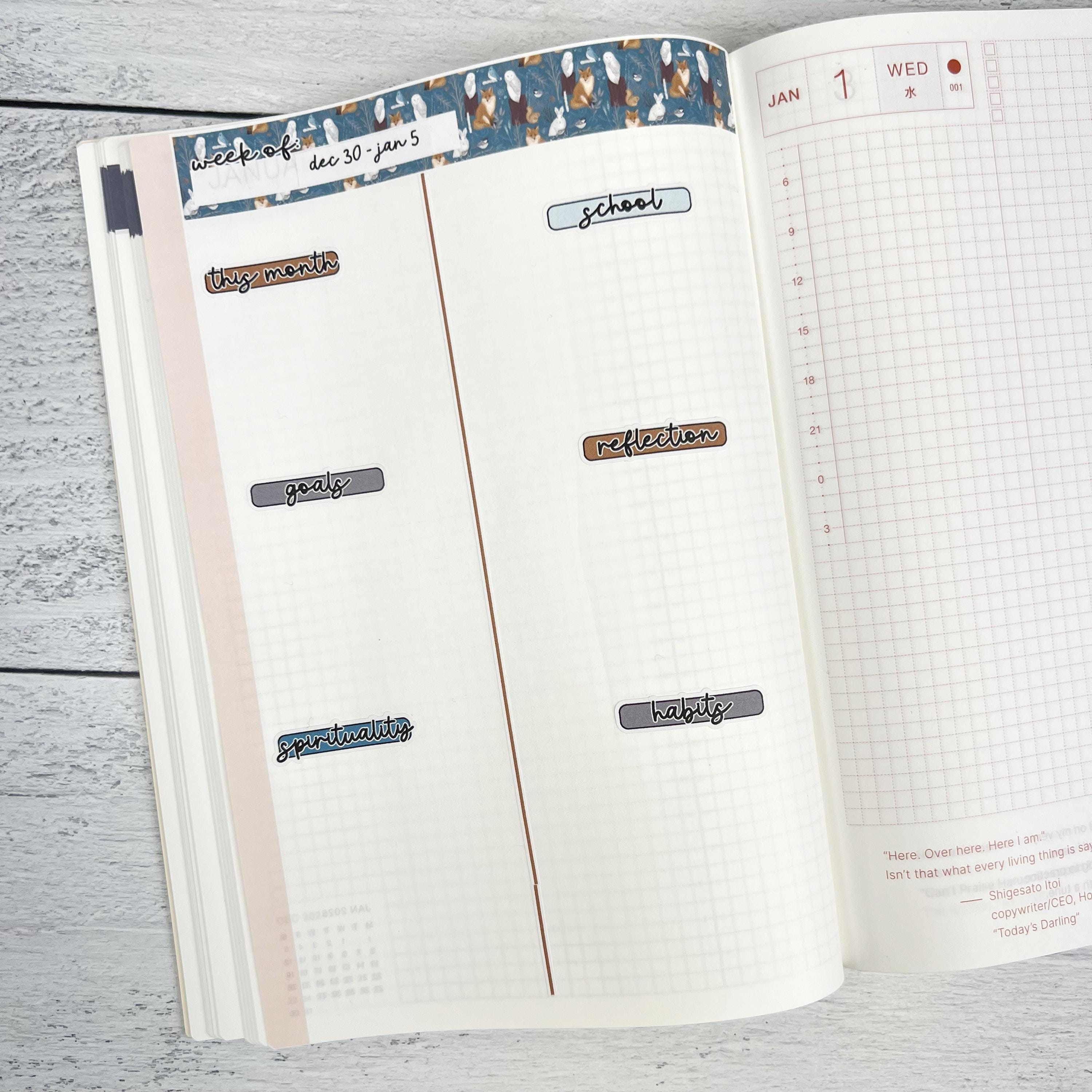 Chicken Planner Kit | Freestyle Kit Any Planner Kit Stickers | What the Flock | KIT-412-K