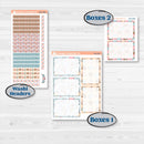 Winter Snowman Kit | A5 Plum Daily Planner Kit Stickers | Frosted | KIT-362-N