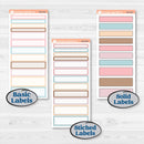 Winter Snowman Kit | 7x9 Plum Daily Planner Kit Stickers | Frosted | KIT-362-P