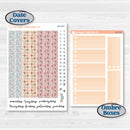 Winter Snowman Kit | 7x9 Plum Daily Planner Kit Stickers | Frosted | KIT-362-P