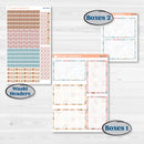 Winter Snowman Kit | 7x9 Plum Daily Planner Kit Stickers | Frosted | KIT-362-P