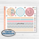 Winter Snowman Kit | A5 Plum Monthly & Dashboard Planner Kit Stickers | Frosted | KIT-362-S