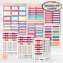 Winter Scene January Kit | Weekly Add-On Labels Planner Kit Stickers | Snow Much Fun | KIT-363-C