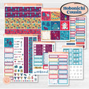 Winter Scene January Kit | Hobonichi Cousin Weekly & Daily Planner Kit Stickers | Snow Much Fun | KIT-363-E