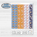 Folk Winter Animal | 7x9 Erin Condren Daily Duo Planner Kit Stickers | Snow Globe | KIT-364-M