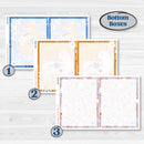 Folk Winter Animal | 7x9 Erin Condren Daily Duo Planner Kit Stickers | Snow Globe | KIT-364-M