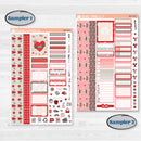 Valentine's Day Kit | Weekly Sticker Kit for Vertical Planners like Erin Condren | Special Delivery | KIT-365-A