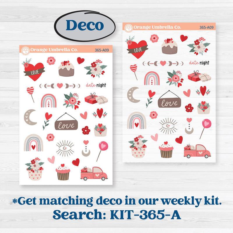 Valentine's Day Kit | Freestyle Kit Any Planner Kit Stickers | Special Delivery | KIT-365-K