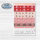 Valentine's Day Kit | A5 Daily Duo Planner Kit Stickers | Special Delivery | KIT-365-L