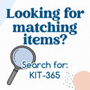 Valentine's Day Kit | Hobonichi Cousin Monthly Planner Kit Stickers | Special Delivery | KIT-365-Y