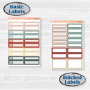 Red Floral Kit | Weekly Add-On Labels Planner Kit Stickers | Charming | KIT-366-C