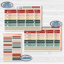 Red Floral Kit | Laurel Denise Portrait Planner Kit Stickers | Charming | KIT-366-R