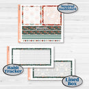 Red Floral Kit | A5 Plum Monthly & Dashboard Planner Kit Stickers | Charming | KIT-366-S