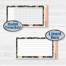 Red Floral Kit | A5 Erin Condren Monthly & Dashboard Planner Kit Stickers | Charming | KIT-366-V