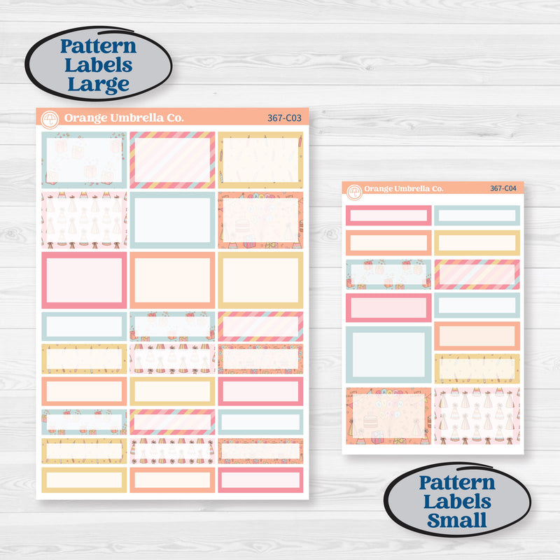 Birthday Planner Kit | Weekly Add-On Labels Planner Kit Stickers | Give Them Cake | KIT-367-C