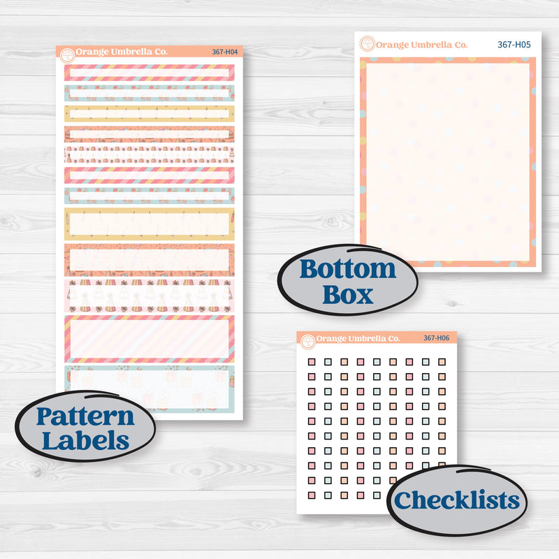 Birthday Planner Kit | 7x9 Compact Vertical Planner Kit Stickers | Give Them Cake | KIT-367-H