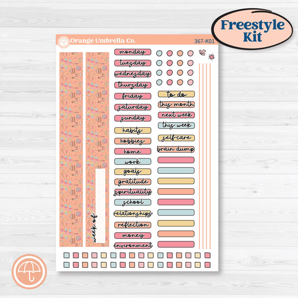 Birthday Planner Kit | Freestyle Kit Any Planner Kit Stickers | Give Them Cake | KIT-367-K