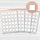 Hand-doodled Sticky Note Labels Planner Stickers | L-191