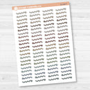 2025 Kit Pieces; Squiggle Arrows Planner Stickers | B-148