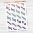 2025 Kit Pieces; Squiggle Arrows Planner Stickers | Clear Matte | B-148-CM