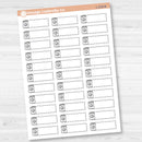 Laundry Stitched Labels Planner Stickers | L-518