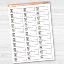 Laundry Stitched Labels Planner Stickers | L-518
