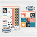 Celestial Star & Moon | Hobonichi Cousin Weekly and Daily Planner Kit Stickers | Daydream | KIT-368-E