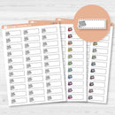 Appointment Stitched Labels Planner Stickers | L-520