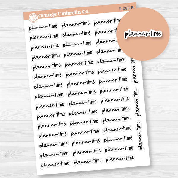 Planner Time Planner Stickers | F17 | S-088-B