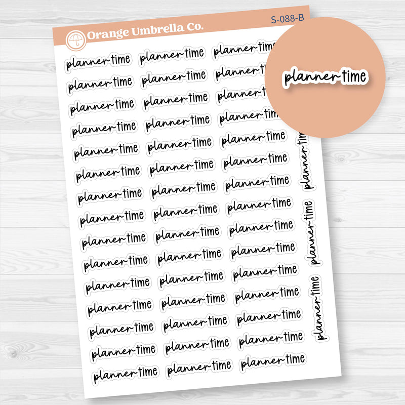 Planner Time Planner Stickers | F17 | S-088-B