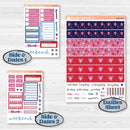 Valentine’s Day Heart Kit | Hobonichi Cousin Weekly & Daily Planner Kit Stickers | Smitten | KIT-369-E