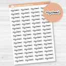 No School Planner Stickers | F17 | S-121-B