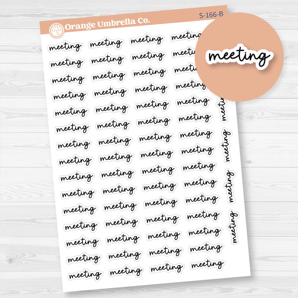 Meeting Planner Stickers | F17 | S-166-B