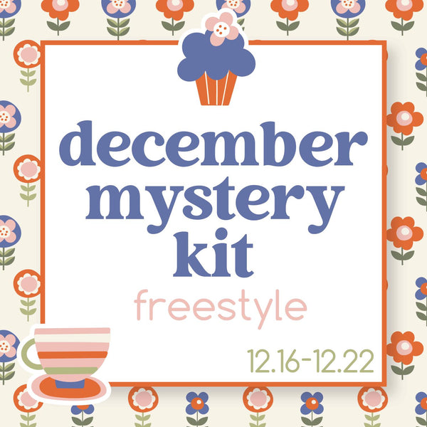 December Mystery Kit | Freestyle Kit Any Planner Kit Stickers | Cozy | MK33-K