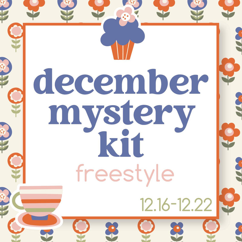 December Mystery Kit | Freestyle Kit Any Planner Kit Stickers | Cozy | MK33-K