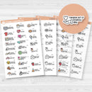 February Wacky Holidays Mini Script Planner Stickers | F17 | E-323