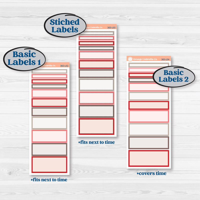 Valentine's Day Kit | A5 Daily Duo Planner Kit Stickers | Special Delivery | KIT-365-L