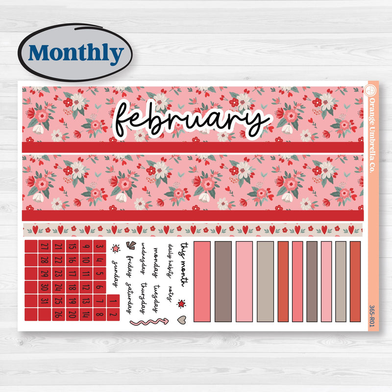 Valentine's Day Kit | Laurel Denise Portrait Planner Kit Stickers | Special Delivery | KIT-365-R