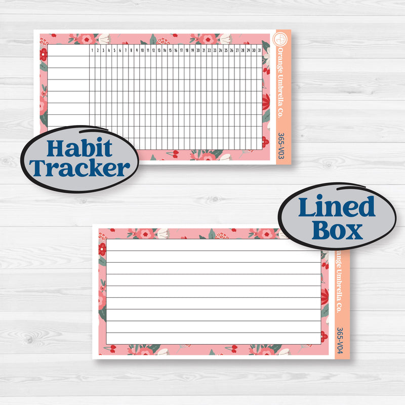 Valentine's Day K | A5 Erin Condren Monthly & Dashboard Planner Kit Stickers | Special Deliver | KIT-365-V